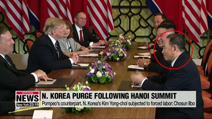 N. Korea carries out purge following Hanoi summit
