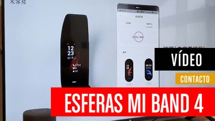 Xiaomi Mi Band 4, esferas