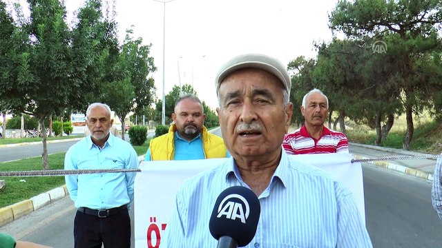 Pamukkale yolunu trafiğe kapattılar - DENİZLİ