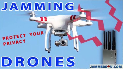 Drone Jammer CT-4035 UAV vs Phantom 3 advance video demo test review