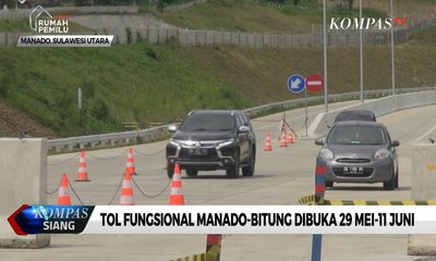 Tol Fungsional Manado-Bitung Dibuka 29 Mei - 11 Juni