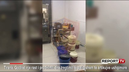 Report TV - Shisnin akullore jashtë kushteve higjeno- sanitare, arrestohet shitësi