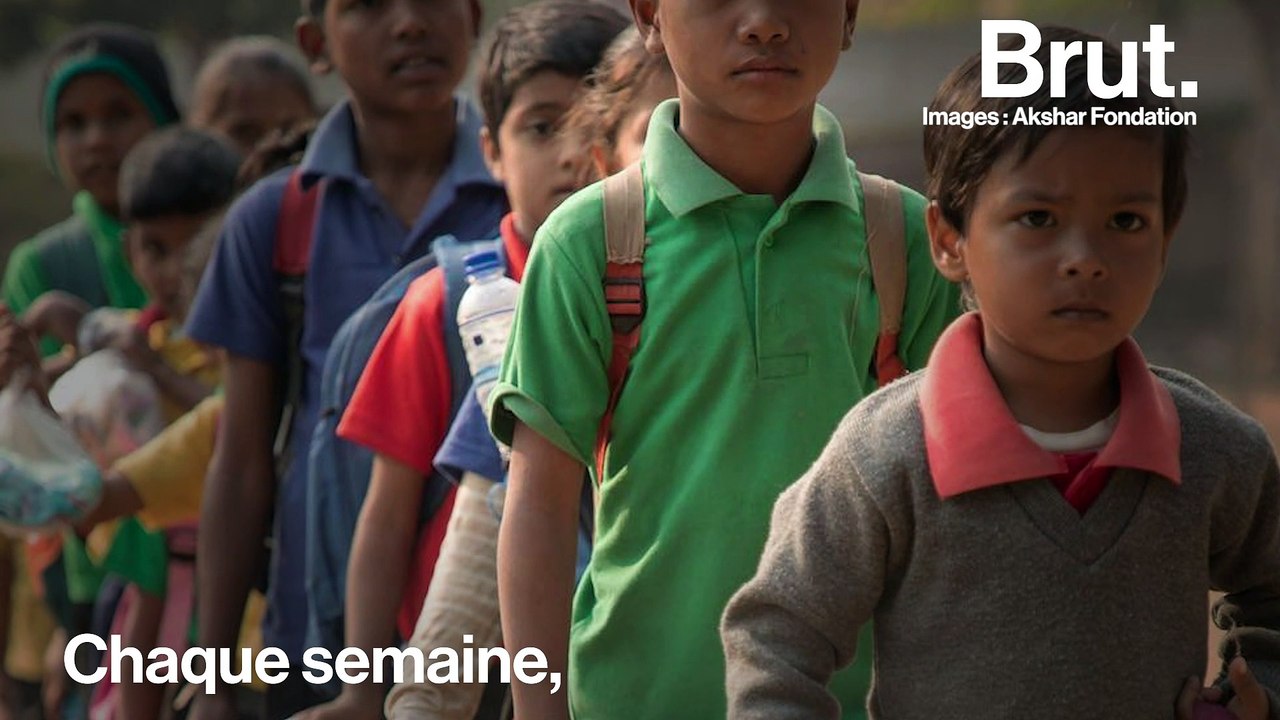 Inde : une école gratuite pour les élèves qui recyclent des déchets