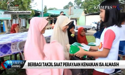 Berbagi Takjil saat Perayaan Kenaikan Isa Almasih