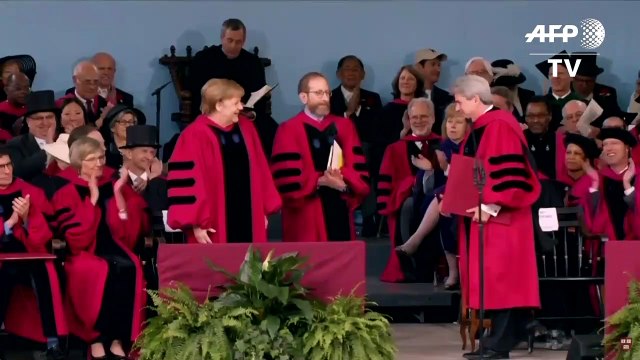 Merkel grenzt sich in US-Rede scharf von Trump ab