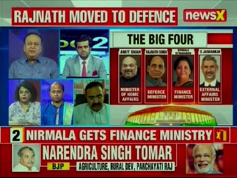 Nirmala Sitharaman gets finance ministry, Rajnath Singh moved to defence ministry in new Modi Cabinet
