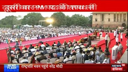 भारत के 15वें PM बने नरेंद्र मोदी, लगातार दूसरी बार सत्ता के शीर्ष पर