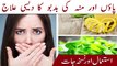 Mouth Smell Solution In Urdu || Munh Ki Badboo Ka Ilaj || منہ کی بدبو ختم کرنے کا آسان طریقہ
