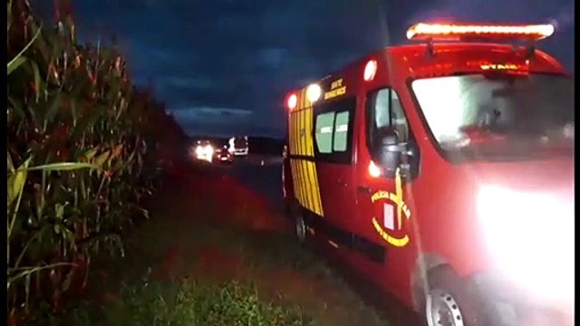 Motociclista fica ferido após sofrer queda na PR-486, em Espigão Azul