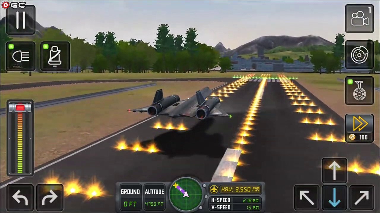 Flight Simulator "Turbo Sonic Ghost War Plane" Open World Map - Android Gameplay FHD #12