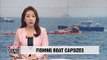 3 sailors killed after fishing boat capsizes off Korea's western coast