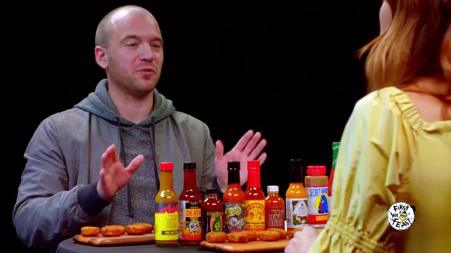 Alexa Chung Fears for Her Life While Eating Spicy Wings | Hot Ones