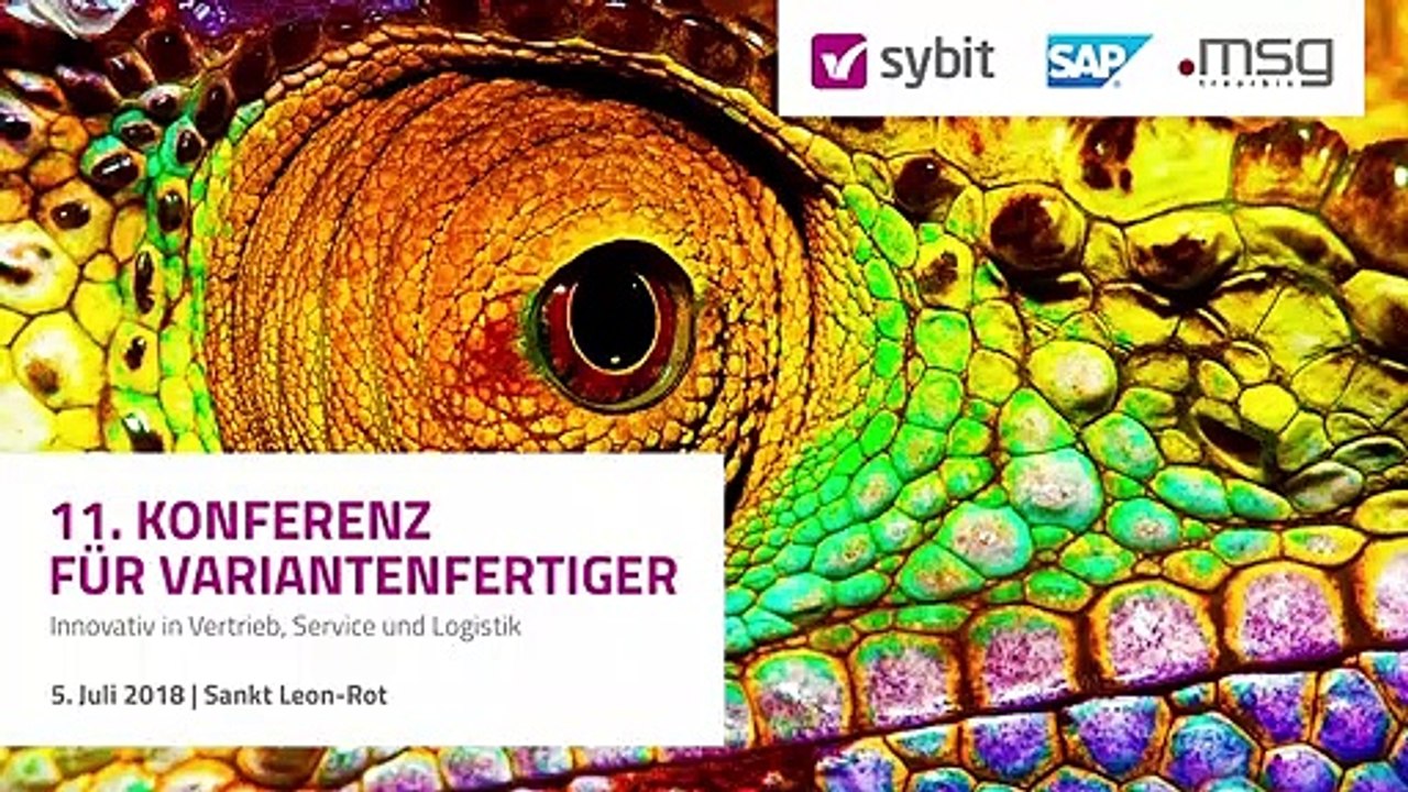11. Konferenz für Variantenfertiger mit SAP