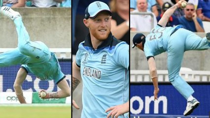 Download Video: ICC World Cup 2019: Ben Stokes Takes Stunning Catch During England V South Africa Match!!