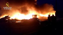 La Guardia Civil detiene a tres personas por el incendio de Padrejón