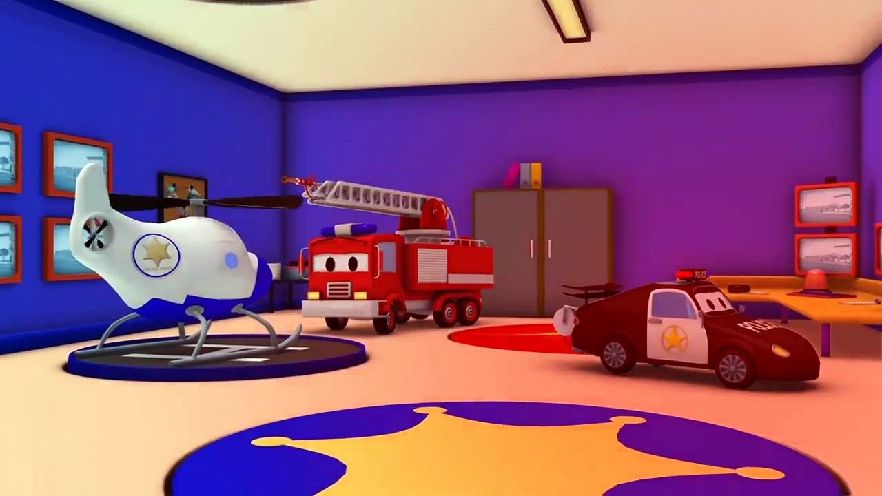 La Super Patrouille -  Rails cassés - La Ville des Voitures   Dessin animé pour enfants