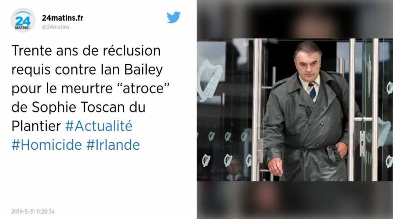 Meurtre de Sophie Toscan du Plantier. 30 ans de réclusion requis contre le Britannique Ian Bailey