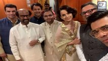 Karan Johar And Kangana Ranaut Attend PM Modis Swearing In Ceremony Together
