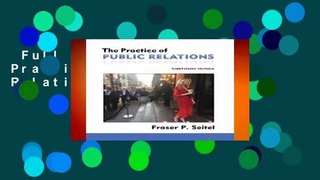 Full version  The Practice of Public Relations  For Kindle