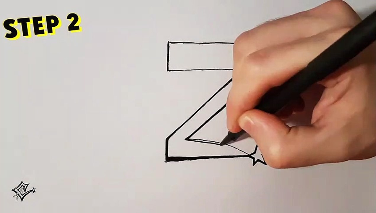 ✍ How To Draw 33 - Z ✔️ 12