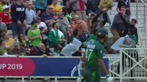 Brilliant crowd catch from Wahab six