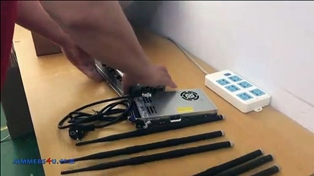 6 band Jammer blocker Bloqueador Inhibidor Störsender 56W Cell Mobile phone WiFI