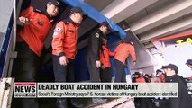 Seoul's Foreign Ministry says 7 S. Korean victims of Hungary boat accident identified