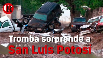 Tromba en San Luis potosí