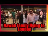 Saif Ali Khan with wife Kareena Kapoor Khan and son Taimur fly to London for Jawani Jaaneman's shoot