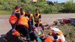 Saint-Ambroix : les nouvelles recrues des sapeurs-pompiers en plein exercice de secours routier