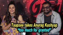 Taapsee takes Anurag Kashyap 