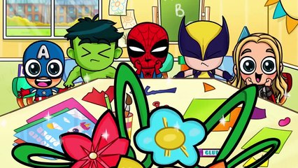 Super-Héros De Bébé. Visitez Le Musée! - Dessins animés