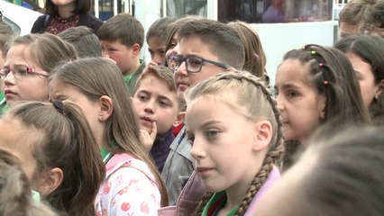 Fëmijët vizitojnë policinë në Gjakovë-Lajme