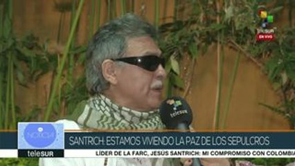 Jesús Santrich lamenta obstáculos para lograr la paz en Colombia