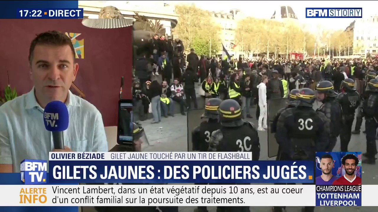 "Ils ont mis ma vie en arrêt total." Blessé par un tir de flashball, ce gilet jaune attend toujours que le policier qui lui a tiré dessus soit jugé