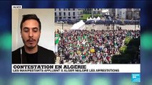 Les manifestants affluent à Alger malgré les nombreuses arrestations