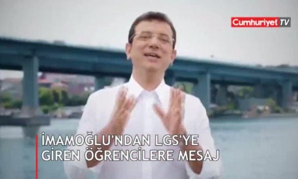 Ekrem İmamoğlu'ndan LGS'ye girecek öğrencilere mesaj