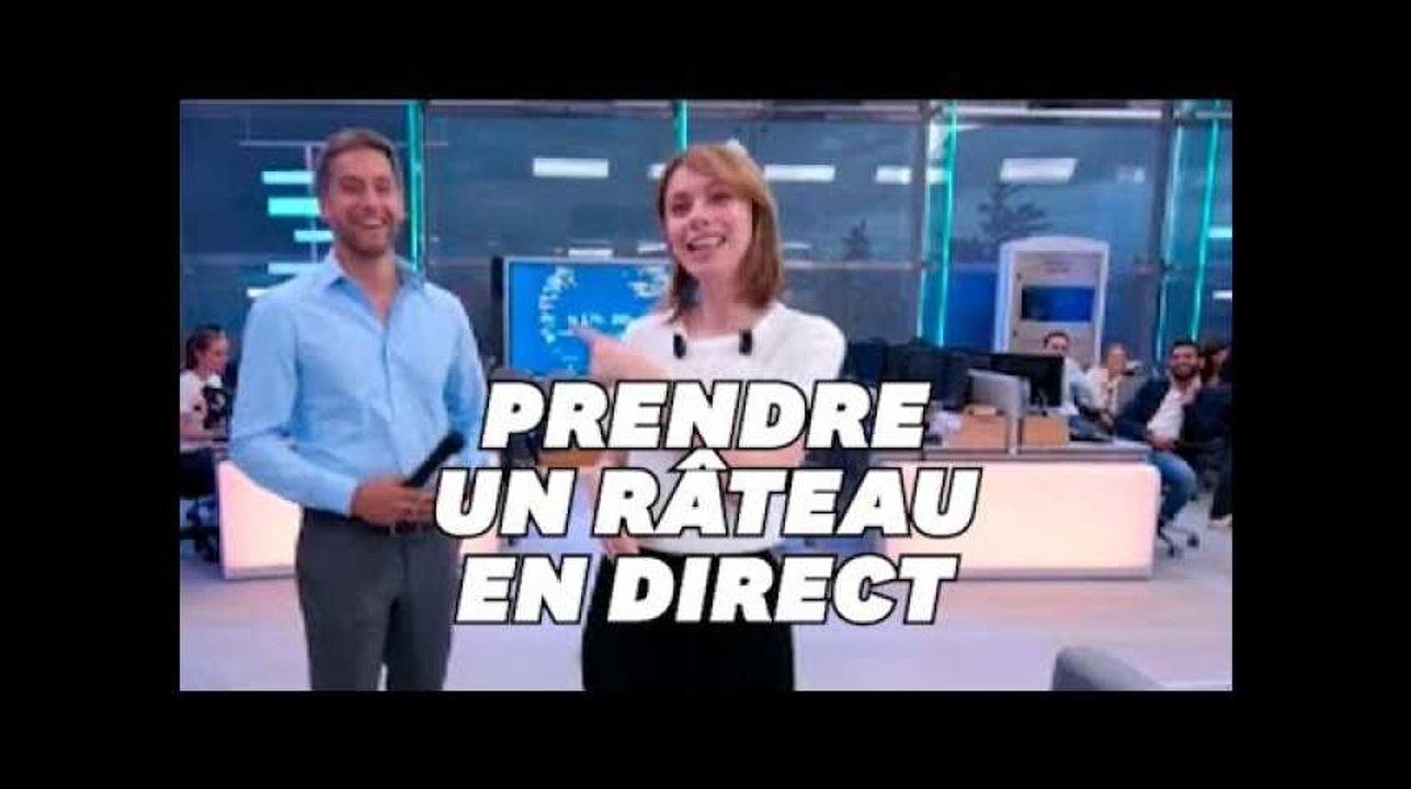 Ce journaliste de France info s'est (encore) pris un beau râteau en direct