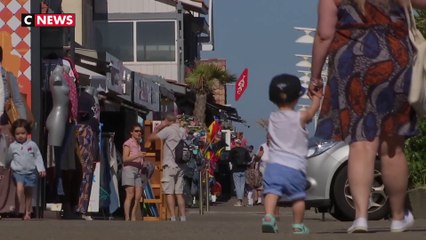 Lacanau : le beau temps attire les touristes