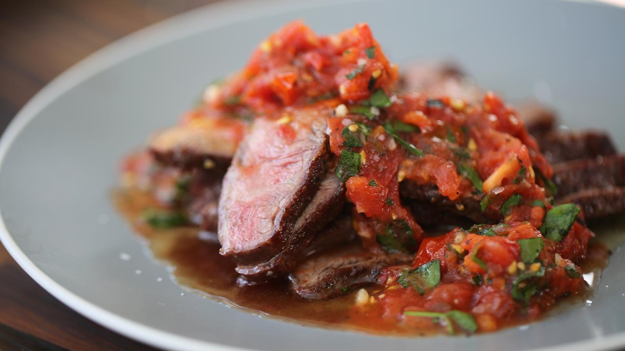 BBQ&A Grilled Flat Iron Steak