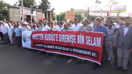 Diyarbakır'da 'Dünya Kudüs Günü' yürüyüşü yapıldı