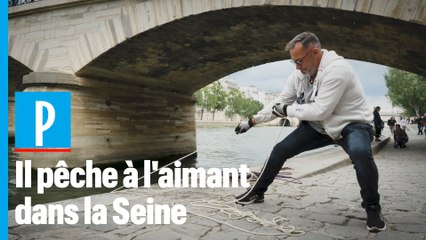 Скачать видео: Pêche à l'aimant : comment sortir des trésors du fond de l'eau