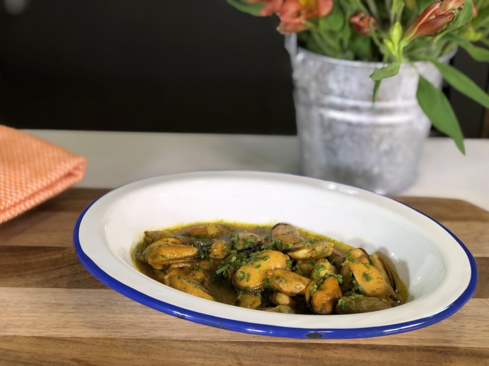 Mejillones con mantequilla