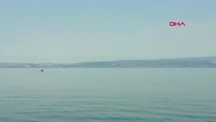 KOCAELİ Denize giren köpeği için canından oluyordu