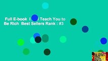 Full E-book  I Will Teach You to Be Rich  Best Sellers Rank : #3