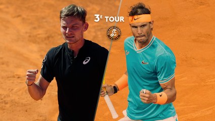 Roland-Garros 2019 : Le résumé de David Goffin - Rafael Nadal