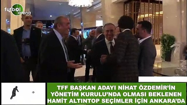 Hamit Altıntop, TFF seçimleri için Ankara'da