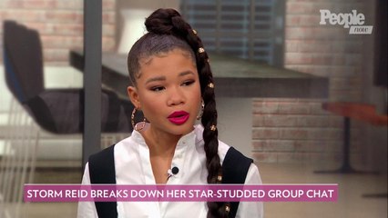 Video herunterladen: Storm Reid Reveals Her Star-Studded Group Chat: Oprah, Ava DuVernay, Reese Witherspoon, Mindy Kaling