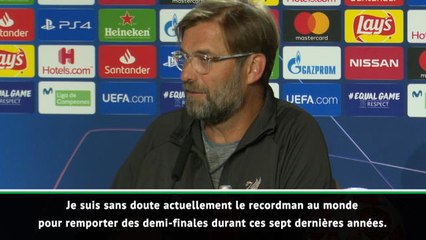 Finale - Klopp : "Je suis le recordman des demi-finales remportées"