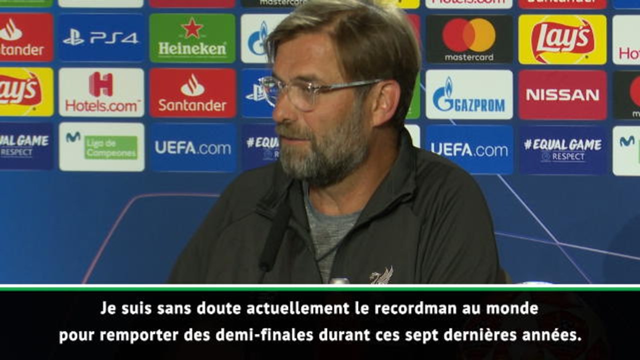 Finale - Klopp : "Je suis le recordman des demi-finales remportées"